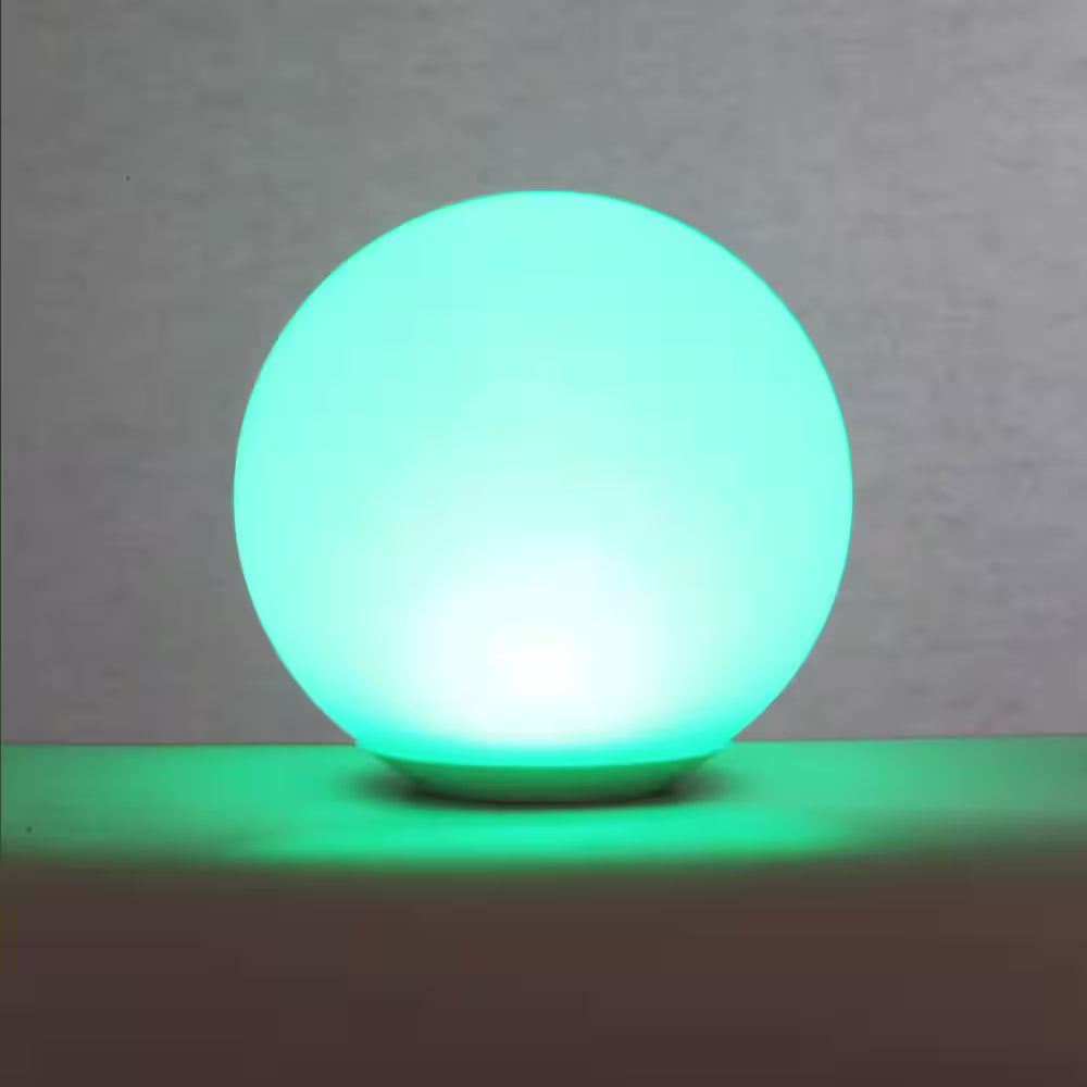 8 In. Color Changing LED Glow Ball Lamp