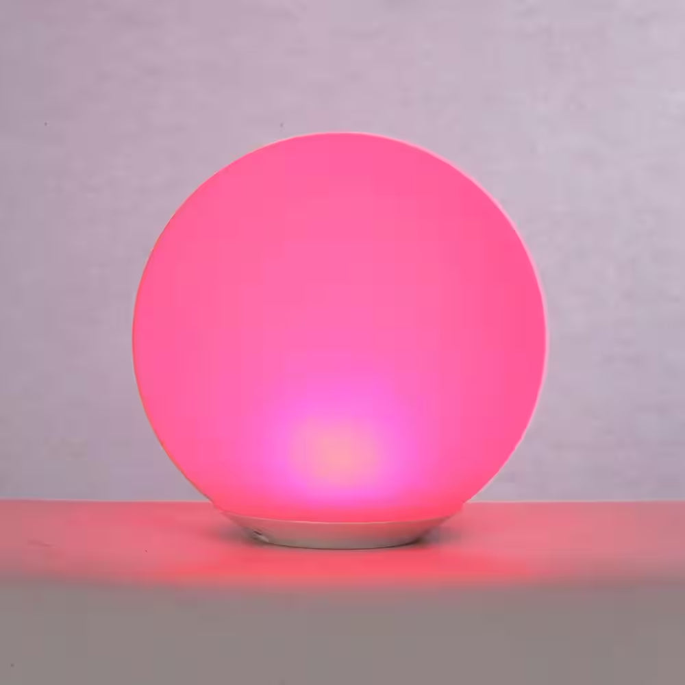 8 In. Color Changing LED Glow Ball Lamp